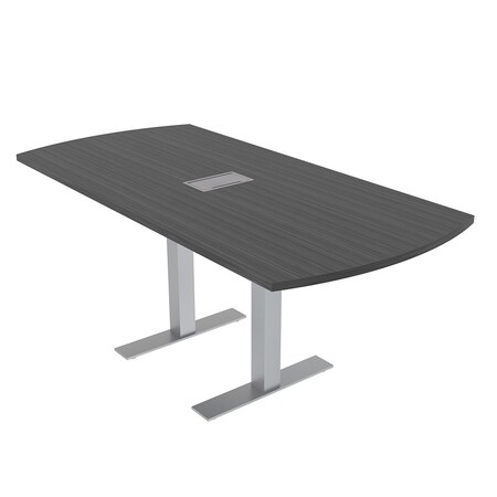 Skutchi Designs 33.5 in W, 69.5 in L, 29 in H, Engineered Wood Top, Grey HAR-AREC-34X70-T-ELEC-ASIANNIGHT